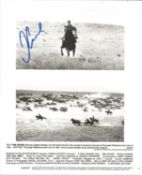 Tom Cruise signed 10 x 8 inch b/w photo from the movie Far and Away. Good Condition. All signed