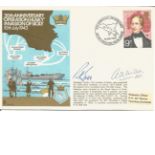 Admiral of the Fleet Sir Algernon U Willis and Cdr P R Bell signed RNSC9 cover commemorating the