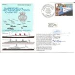 Commander Geoffrey T Marr and Captain B G Telfer signed RNSC(5)9 cover commemorating the 71st