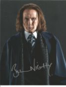Harry Potter Bill Nighy signed 10 x 8 inch colour photo. Good Condition. All signed pieces come with