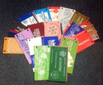 Isle of Man Mint Stamp Presentation packs. 30+ mainly 1980 stamp issues, all full sets in