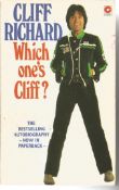 Cliff Richards signed on title page of softback book Which ones Cliff; some signs of age priced