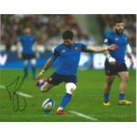 Maxime Machenaud Signed France Rugby 8x10 Photo. Good Condition. All signed pieces come with a
