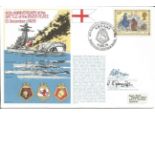 Admiral Sir Desmond Dreyer and Commander R B Jennings signed RNSC(2)23 cover commemorating the