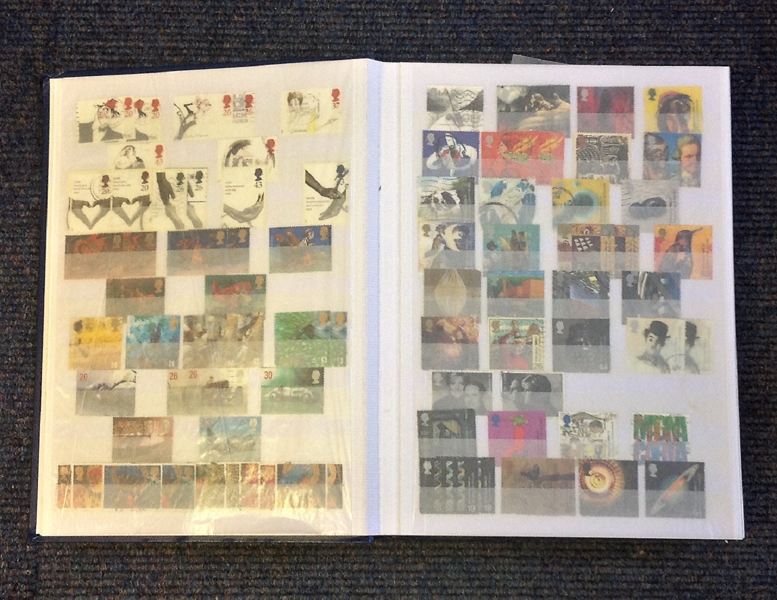 GB used stamps 25 pages in nearly new large stockbook, 1998 to 2008. Good Condition. We combine - Image 2 of 5