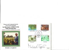 Michael Tippett 1985 Composers Bournemouth Pilgrim Signed FDC. Good Condition. All signed pieces