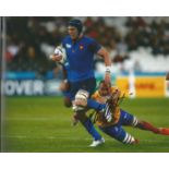 Bernard Le Roux Signed France Rugby 8x10 Photo. Good Condition. All signed pieces come with a