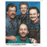 The Statler Brothers signed 10x8 colour photo. Good Condition. All signed pieces come with a