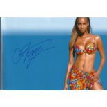 Tyra Banks signed 12x8 colour photo. American television personality, producer, businesswoman,