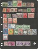 George VI Collection if 70 stamps BCW mint and used Includes Bahrain Australia and Bermuda