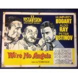 Were No Angels Original 1955 Paramount 40x30 Quad Film Poster Starring Humphrey Bogart, Peter