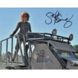 Blowout Sale! Defiance Stephanie Leonidas hand signed 10x8 photo. This beautiful hand signed photo