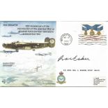 WW2 Lt Gen Ira Eaker USAF signed 1983 B24 Liberator bomber cover. Flown by Details, biographies