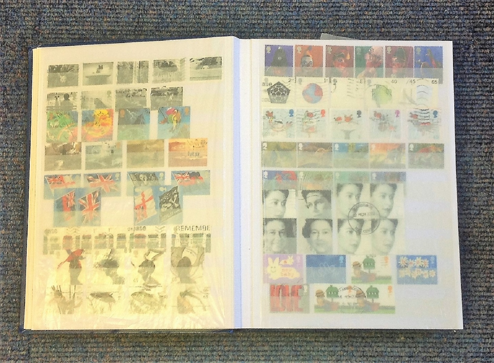 GB used stamps 25 pages in nearly new large stockbook, 1998 to 2008. Good Condition. We combine - Image 3 of 5