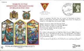 Unsigned Tribute to the Resistance Organizations of Belgium cover RAF Escapers SC40. L'Armee Secrete