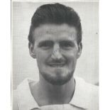 Football Jimmy Hill two, 8x6 signed black and white photo pictured in action for Fulham. Good