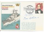 Captain A Rawbone and Vice Admiral I G Raikes signed RNSC8 cover commemorating the 320th Anniversary