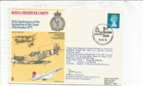 Concorde Capt. John Cochrane signed Royal Air Force Museum cover (RAF SP10), Formation Royal