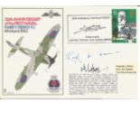 Captain K A Leppard and Lt Cdr M C S Apps signed RNSC6 cover commemorating the 30th Anniversary of