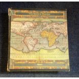 World used Stamps in World in Stamps Album, spine is damaged, 150+ pages mainly used hinged from all