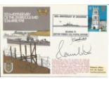 Captain J F Kidd and Rear Admiral R D Lygo signed RNSC7 cover commemorating the 55th anniversary