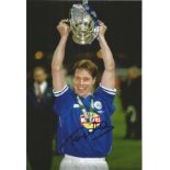 Football Tony Cottee 12x8 signed colour photo pictured during his time with Leicester City. Good