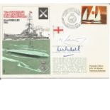 Lord Lewin and H P K Mitchell signed RNSC22 cover commemorating the 70th Anniversary of the