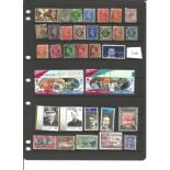 Collection of 70+ stamps BCW mint and used Includes GB and Ireland Strength in Bahrain GB GV1 and