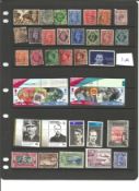 Collection of 70+ stamps BCW mint and used Includes GB and Ireland Strength in Bahrain GB GV1 and