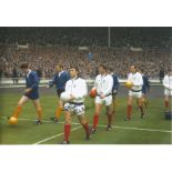 Football Graham Williams 12x8 signed colour photo pictured leading West Brom out before the 1968