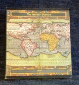 World used Stamps in Attractive World in Stamps Album, 150+ pages mainly used hinged from all over