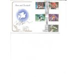 Bob Hoskins 1983 Xmas St. Mary-le-strand Cotswold. Signed FDC. Good Condition. All signed pieces