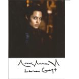 Lara Croft Angelina Jolie signed 7 x 5 inch colour photo. Good Condition. All signed pieces come
