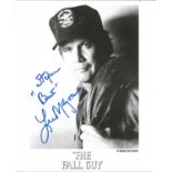 Lee Majors signed 10x 8 inch b/w photo to Stefan, Fall Guy photo. Good Condition. All signed