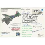 WW2 Escapers multiple signed RAF Duke of Yorks Lysander RAF cover SC28, inc K Walker, Bill Randle,