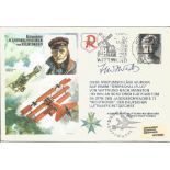 F M F West VC signed Historical Aviators cover RAFM HA(SP1). Rittmeister Manfred, Freiherr von