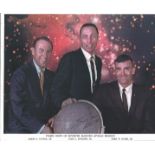 Space Apollo 13 Astronaut Fred Haise signed 10 x 8 inch colour crew photo. Good Condition. All