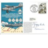 Captain W F N Gregory-Smith and Lt Colonel A C Newson signed RNSC(5)6 cover commemorating the 45th