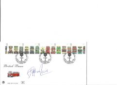 Stephen Lewis 2001 Buses Classic Br. Buses Bury Signed FDC. Good Condition. All signed pieces come