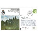 Air Marshal Sir Peter Terry and Group Captain M J D Stear signed 10th Anniversary of the First