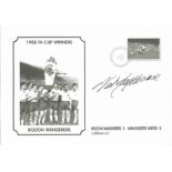 Nat Lofthouse (1925-2011) Signed Bolton Wanderers 1958 Fa Cup Winners Commemorative Cover. Good