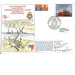 Captain D McEwen and Commander R D Hamilton-Bate signed RNSC(3)24 cover commemorating the 40th