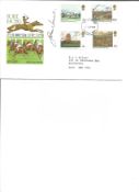 John Hurt 1979 Horse Racing Philart Cover Signed FDC. Good Condition. All signed pieces come with