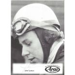 John Surtees (1934-2017) Signed Formula One Promo Photo. Good Condition. All signed pieces come with