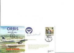 Cliff Michelmore 1993 Flown Cover. Biggin Hill JS(AC)85 S. Signed FDC. Good Condition. All signed
