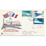 Concorde Brian Trubshaw signed 1969 Concorde FDC with Filton FDI postmark and neat hand address.