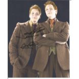 Harry Potter James and Oliver Phelps signed 10 x 8 inch colour photo. Good Condition. All signed
