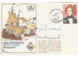 Cdr R W Moland and Rear Admiral D Williams signed RNSC11 cover commemorating the 300th Anniversary