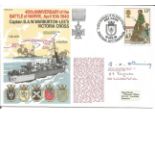 Captain G H Stanning and Captain H F H Layman signed cover RNSC(2)25 commemorating the 40th