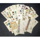 GB Cotswold FDC collection of 30 covers all 1980s neat typed addresses. Good Condition. We combine